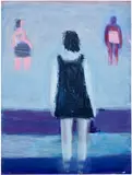 Katherine Bradford, Wander into Blue Stripes