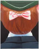 Sarah Miska, Rider with Pink Bow, 2021, acrylic on canvas