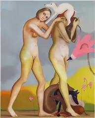 Sara Anstis, Arrival, 2023, oil on canvas