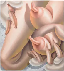 Sarah Slappey, Grey Squeeze, 2019, oil on canvas