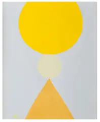 Etel Adnan, Le poids du monde 2, 2016, oil on canvas
