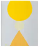 Etel Adnan, Le poids du monde 2, 2016, oil on canvas