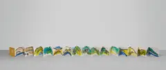 Etel Adnan, Adonis, 1984, ink and watercolour on paper