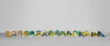 Etel Adnan, Adonis, 1984, ink and watercolour on paper