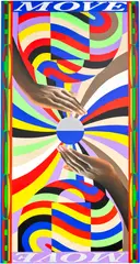 Lakwena Maciver, Kyrie, 2022, acrylic and polyurethane on plywood