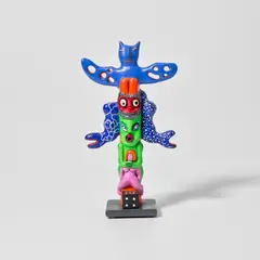 Good Luck Totem by Niki de Saint Phalle, 2000, painted polyester, sold Dec 2025