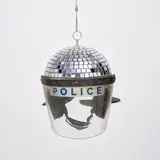 Banksy, Met Ball, 2019, reclaimed police riot helmet and mirrored tiles
