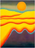 Camilla Engström, Yellow Earth, 2022, oil on canvas