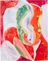 Lesley Vance, Untitled, 2016, watercolour on paper collage on paper