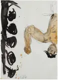 Georg Baselitz, Ohne Titel 5.VII.98, 1998, ink and watercolour on paper