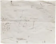 Marcel Broodthaers, Untitled (Musée d'Art Moderne), 1969, ink on paper
