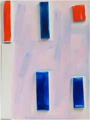 Actually for Carmen by Imi Knoebel, 1999, acrylic and fluorescent paint on aluminium, sold Dec 2025