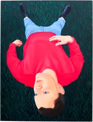 Christopher Hartmann, Hiding Until You or I Forget, 2020, oil on linen