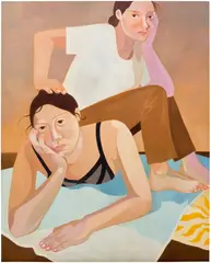 Inès Longevial, Espior / Envie, 2019, oil on linen