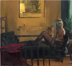 St Paul's Road 5.45pm by Caroline Walker, 2009, oil on board, sold Dec 2025