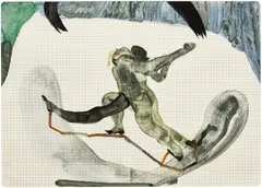 Guglielmo Castelli, Untitled, 2022, oil on paper