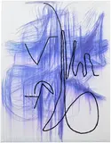 Jana Schröder, Spontacts BO6, 2016, copying pencil and oil on canvas