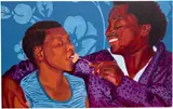Wangari Mathenge, The Expats (They Were There and We Were, Too), 2021, oil on canvas