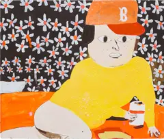 Eddie Martinez, Lounge lizard, 2005, acrylic, enamel and gouache on panel
