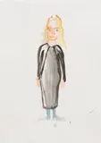 Chantal Joffe, Katherine, 2006, watercolour on paper