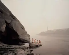 Nadav Kander, Yibin I (Bathers), Sichuan Province from the Yangtze River Project, 2007, c-print, flush-mounted to Dibond