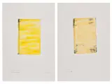 Günther Förg, Two works: (i) Objekt 1976 "Landschaft" (ii) Objekt 1976 "Landschaft"