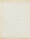 Carl Andre, Stillanovel Trial No 20, 1972, typewriter ink on paper