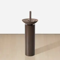 Lingam and Yoni (Grosse Île) by Mike Kelley, 2002, wood, metal, soil, wooden sticks, plastic, paper and dirt, offered Mar 2025