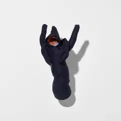 Paul Chan, Biggie Model 2, 2018, cotton, polyfill, wood and metal