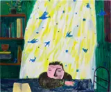 Shota Nakamura, An Open Book, 2021, acrylic on canvas