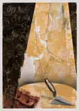 Pat Phillips, Untitled "they wait in the darkness...anticipating our next move" / "mason", 2021, acrylic, pencil, airbrush and aerosol paint on paper