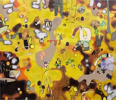 Dan Perfect, Bathysphere, 2004, oil and acrylic on linen