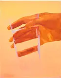 Caleb Hahne Quintana, Until There's Nothing Left, 2020, oil and oil pastel on canvas