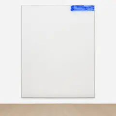 F (Musik lst Scheisse) by David Ostrowski, 2013, acrylic and lacquer on canvas, in artist's frame, sold Mar 2025