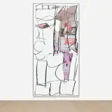 Aaron Garber-Maikovska, Experimental 7, 2014, UV print, ink and acrylic on archival Gatorfoam board, in artist's frame