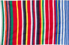 Rem Koolhaas, Flag, 2002, cotton, polyester and metal