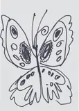 Untitled (Butterfly) by Damien Hirst, 2004, felt tip pen on paper, sold Mar 2025