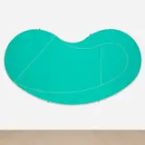 Dominic Samsworth, Pool VII, 2015, swimming pool paint on canvas