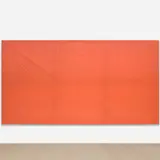 Aaron Bobrow, One mezcal, two mezcal, three mezcal...downpour, 2011-2013, tarp on wooden stretcher