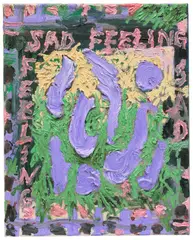 Daisy Parris, Sad feeling, 2019, oil on canvas