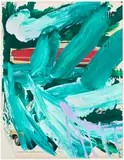 David Salle, Life 81, 2016, Flashe on paper collage mounted on board
