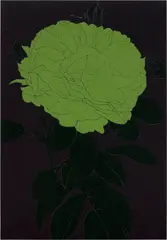 Gary Hume, Green Rose, 2003, gloss paint on aluminium