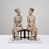 Xooang Choi, Reflection, 2012, oil on resin and wood