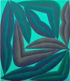 Corydon Cowansage, Greens, 2022, acrylic on canvas