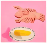Ambera Wellmann, Modern Bistro, 2018, acrylic and oil on linen