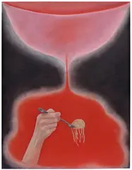 2nd Apparition by Rebecca Ackroyd, 2018, gouache, charcoal and soft pastel on Somerset satin paper, sold Jun 2025