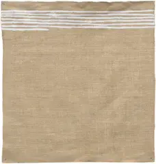 Linee Orizzontali by Giorgio Griffa, 1974, acrylic on linen with metal pins, sold Jun 2025