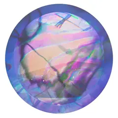Fred Eversley, Untitled, 2021, pigment print on reflective polyester film with gloss laminate, dibond mounted