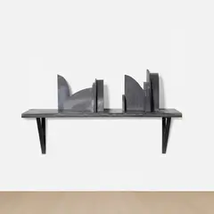Erin Shirreff, Catalogue, 11 parts, 2013, hydrostone, pigment, graphite and steel, in 11 parts