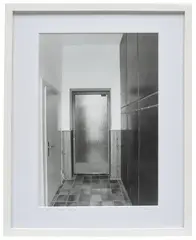 Gregor Schneider, u24 Flur, haus u r, Rheydt, 1989-1993, black and white photograph, in artist's frame